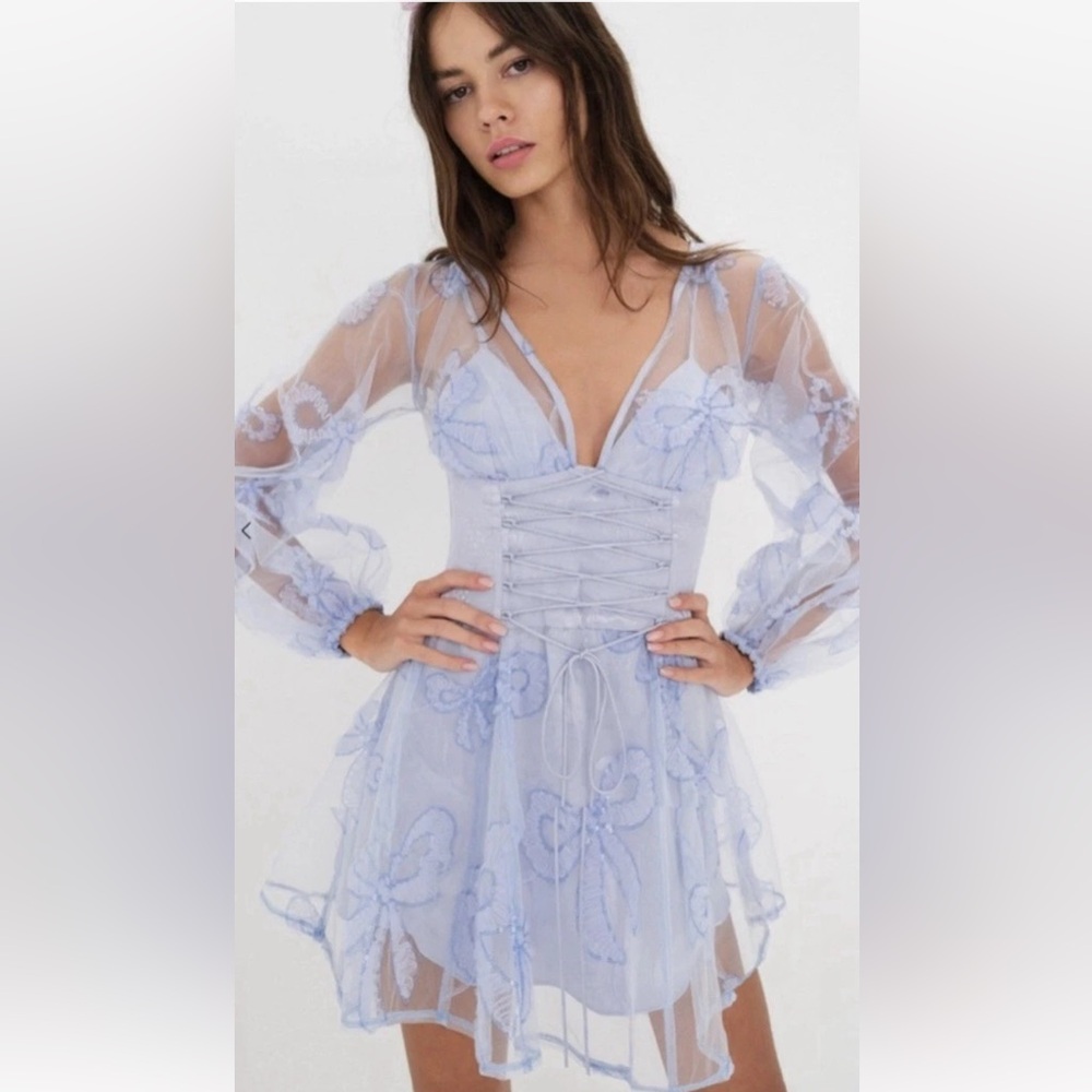 For Love & Lemons Women's Presley Mini Dress Size Small